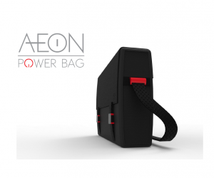 Shalton Mothwa is prototyping Aeon Power, a laptop bag capable of harnessing ambient telecoms signals and converting them into electrical energy.