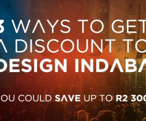 Claim back from your workplace skills levy, buy in a group or if you are a past exhibitor – if there’s a will to be at Design Indaba, there’s a way to get there.