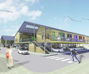 Pods designed to live above existing car parks 