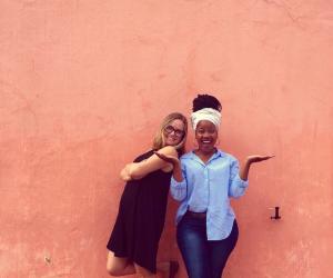 Despite their highly different cultures, Cebisa Mafukuzela and Georgina Campbell found a way to celebrate their heritage through their project CROSS.CULTURE