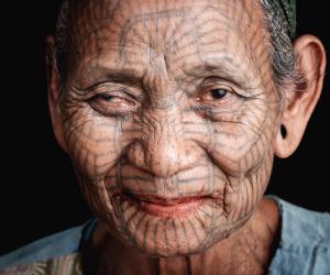 Photo series captures the tattooed faces of a dying culture in Myanmar 