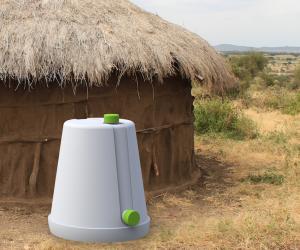 Anthony Brown has developed the Si-Low, a low-cost grain storage unit to help prevent farmers in Africa form loosing their grain after they harvest.