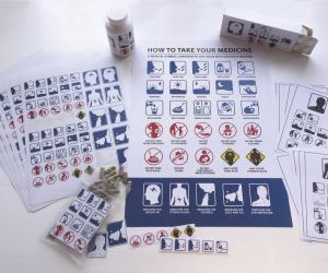 Graphic design student Jonathan Stannard has won an RSA Design Award for his medical symbol kit to help people in low literacy areas understand their medicines