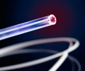 Microscopic fibre optic © Fraunhofer IZM