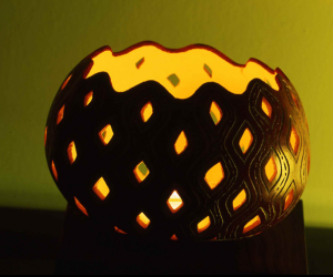 gourd candle holder
