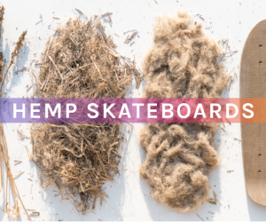 These unique skateboard decks are made of hemp natural fibres. Designed for cruising, these boards were built for the future