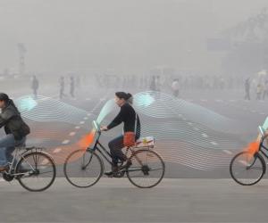 Daan Roosegaarde’s Smog Free Bicycles
