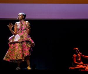 Wanuri Kahiu on stage at Design Indaba Conference 2019