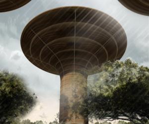 Water tower skyscraper