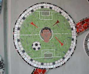 World Cup mosaics. Photo via designboom. 