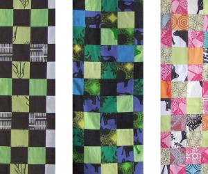 Patchwork wall hanging
