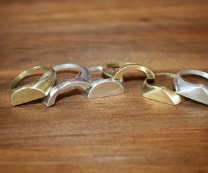 Signet rings by Long Jean Silver. Signet rings by Long Jean Silver.