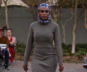 Polo Neck Sweater Dress by Fundudzi by Craig Jacobs. Polo Neck Sweater Dress by Fundudzi by Craig Jacobs.