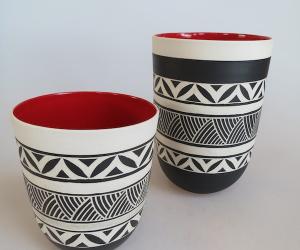 Ceramics by Linda Khuzwayo. Ceramics by Linda Khuzwayo.
