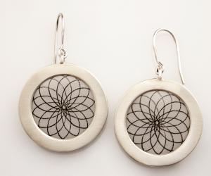 Spirograph Earrings