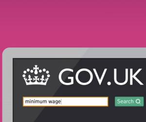 The gov.uk website designed by Ben Terrett