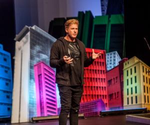 Dean Poole at Design Indaba Conference 2014. Image: Jonx Pillemer. 