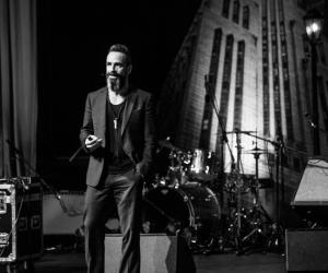 Michel Rojkind on stage at Design Indaba Conference 2014. 