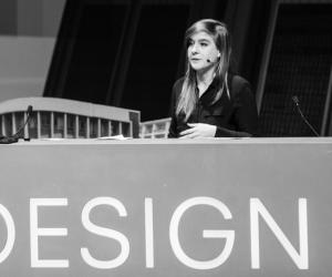 Teshia Treuhaft at Design Indaba. Photo by Jonx Pillemer.