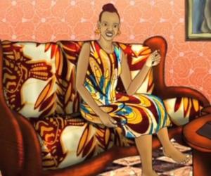 A screen grab from "Yellow Fever", an animated, award-winning film by Kenyan filmmaker Ng'endo Mukii