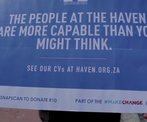 Design Indaba's 2015 creative campaign: Make. Change. in association with The Jupiter drawing Room CT and The Haven Night Shelter. 