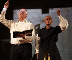 William Kentridge and longtime collaborator, Dada Masilo.