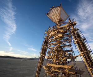 Burning Man’s founder Larry Harvey describes how the festival of arts is driven by a strange combination of jeopardy and awe