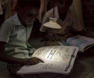 The GravityLight uses gravity to provide light to families who are off the grid.