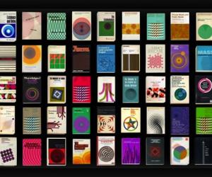 German designer and animator Henning Max Lederer took 55 vintage books and set the cover graphics in motion to achieve psychedelic results. 