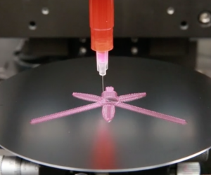 4D printed flowers 