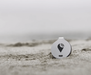 TrackR Bravo in the sand