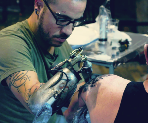 Prosthetic tattoo machine