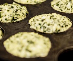 Spinach King muffins