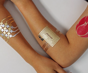 MIT have developed DuoSkin, a metallic tattoo that enables you to use your skin as an interface to control devices, receive data and communicate. 