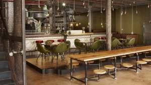 Steampunk inspired interior by Haldane Martin