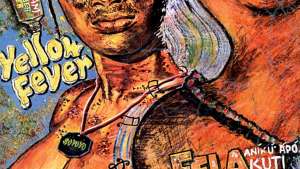 Fela Kuti's Yellow Fever album designed by Ghariokwu Lemi.