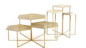 “Hex Coffee & Side Tables” by Haldane Martin