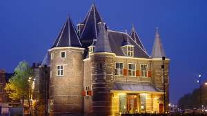 "Gare du Nord" opens that the historical de Waag building in Amsterdam.