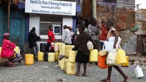 ATMs in Kenya dispense water to the people living in slums who need it. Image:Daniel Irungu