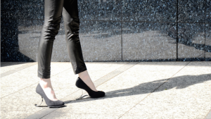 Yasuyuki Yamada has created a healthier alternative to conventional high-heeled shoes. 