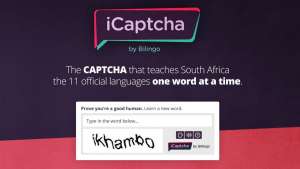 iCAPTCHA by Bilingo is a service that checks that you’re not a robot while teaching South Africans words from the 11 official languages. 