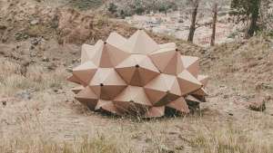 Helix, a nomadic shelter made for one 
