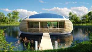 This floating home is 98% recyclable 