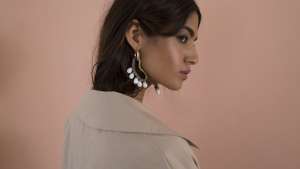 Jade cornicopia earrings by Pichulik SS17