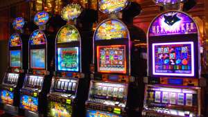 A range of slot machines