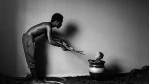 An entry of work by Eric Gyamfi, Asylum: fathers and sons 1 (3) (2014)