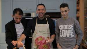 Meet the chefs – Fadil, Ali and Yusef – who are using the new mobile app TimePeace to share their skills and friendship
