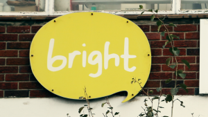Bright outdoor sign