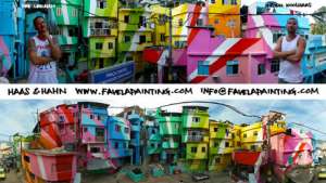 Favela paintings by Haas&Hahn. 