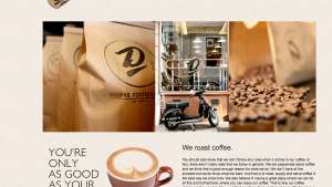 Deluxe Coffee Works website